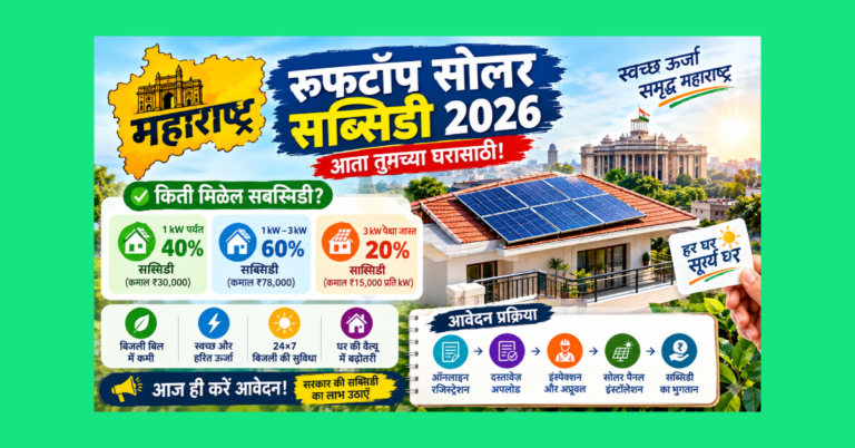 Maharashtra rooftop solar subsidy 2026