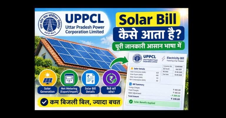 UPPCL solar bill