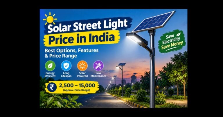 solar street light price India