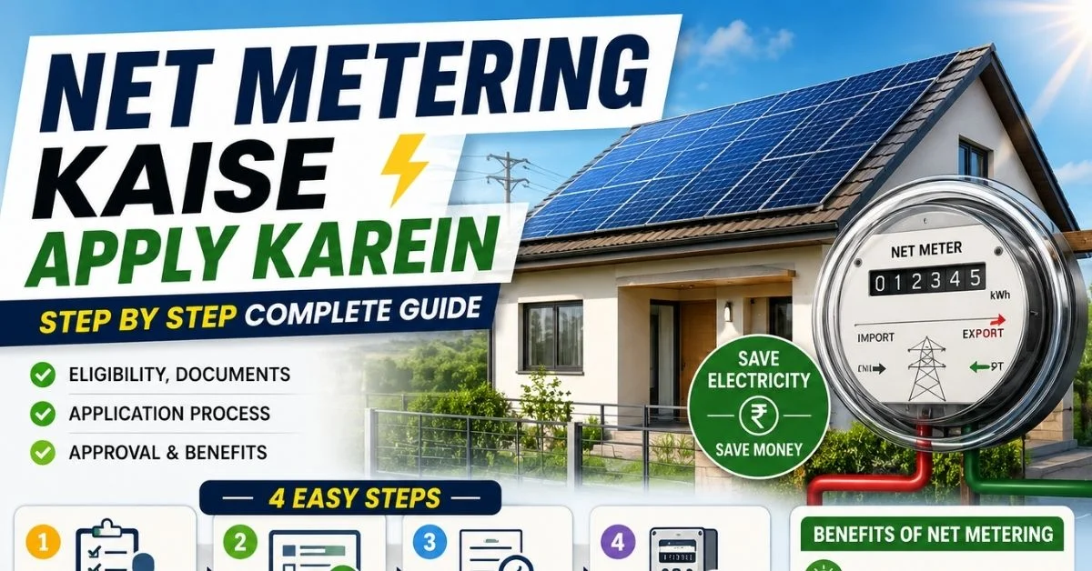 Net Metering Kaise Apply Karein