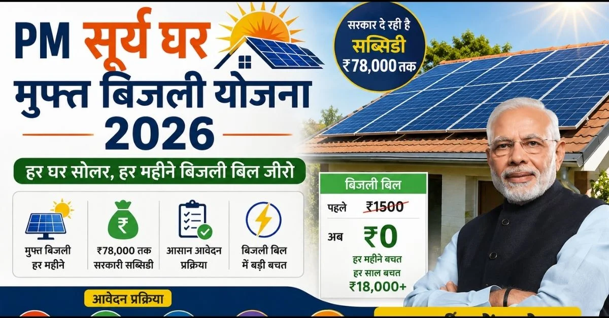 PM Surya Ghar Muft Bijli Yojana 2026
